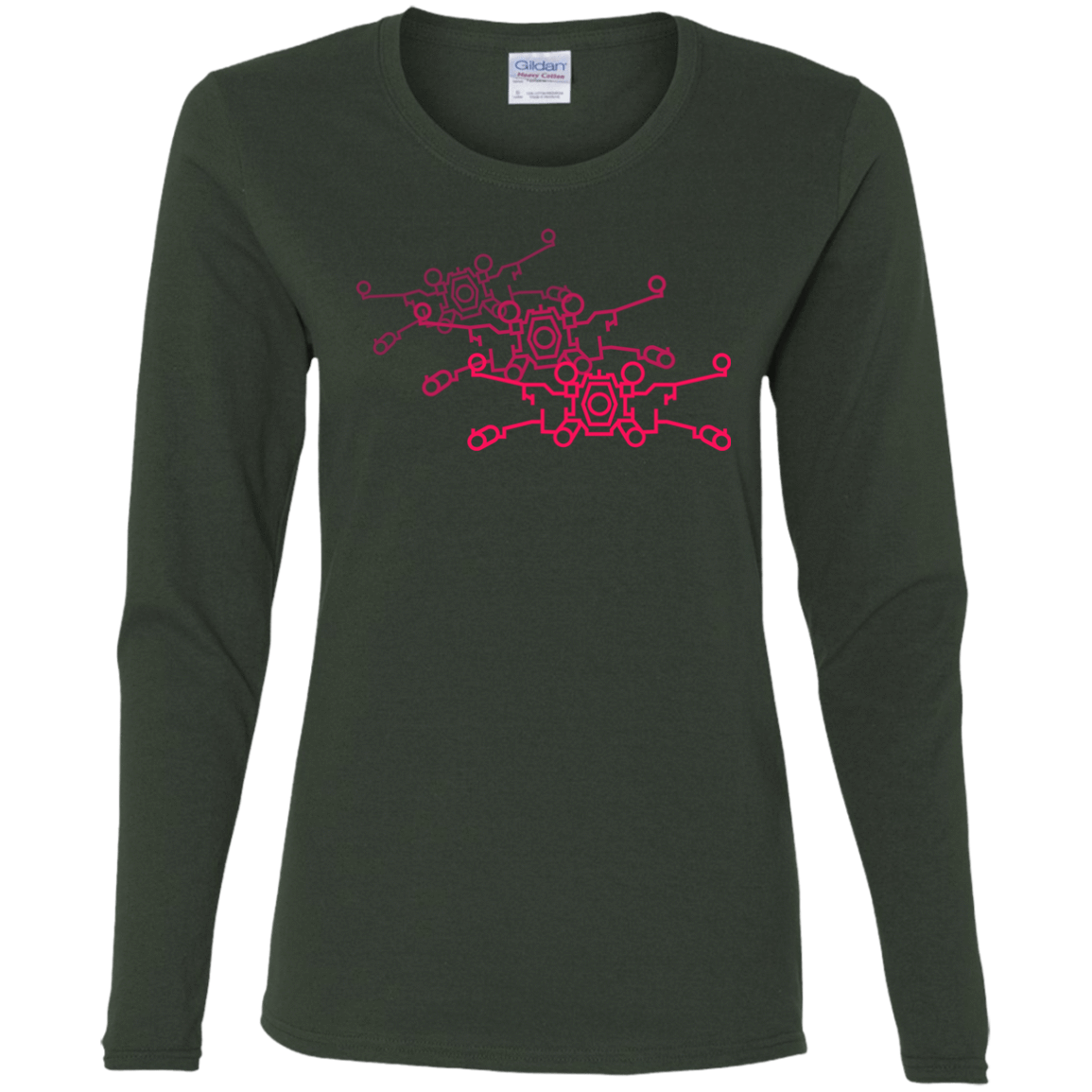 T-Shirts Forest / S Red Five Women's Long Sleeve T-Shirt
