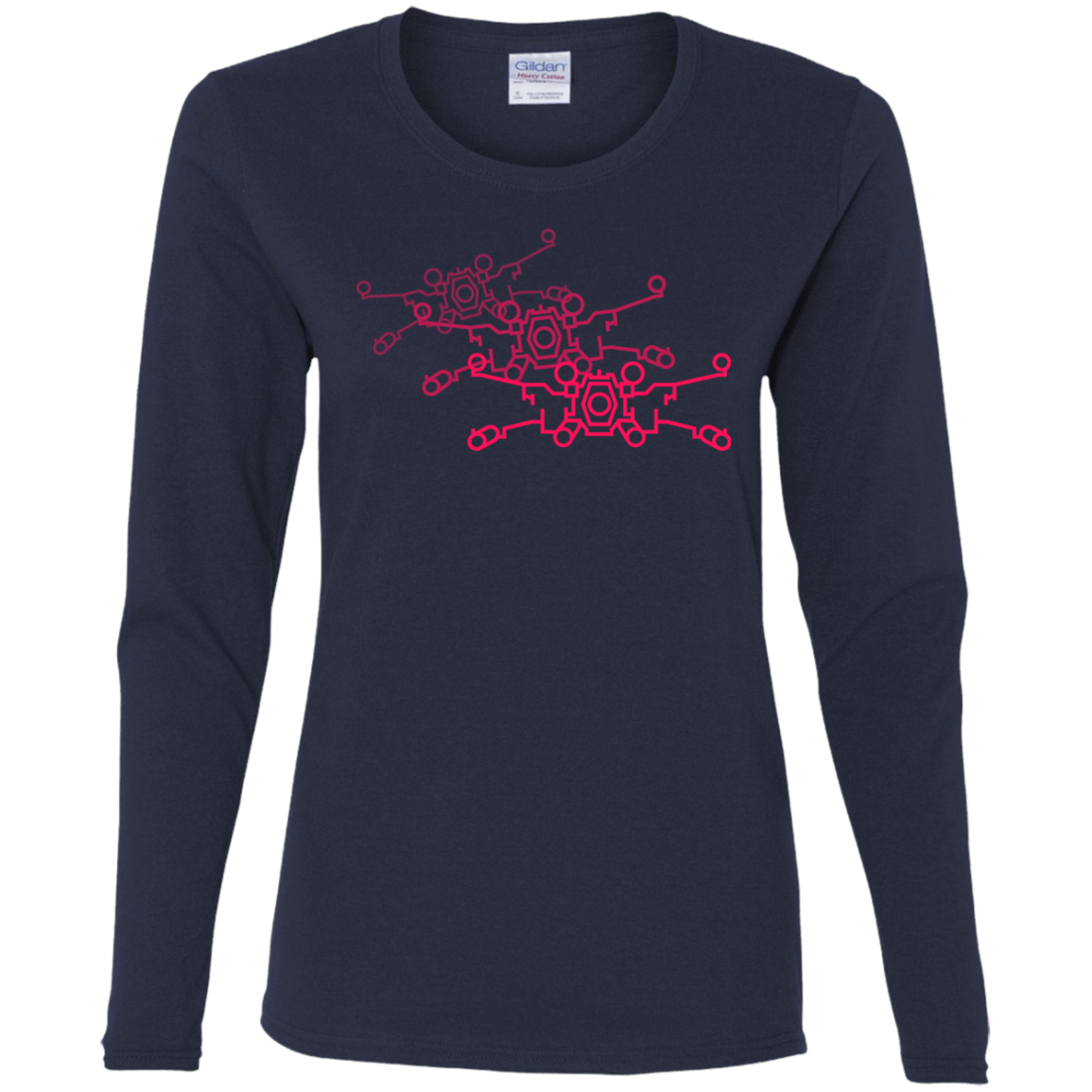 T-Shirts Navy / S Red Five Women's Long Sleeve T-Shirt