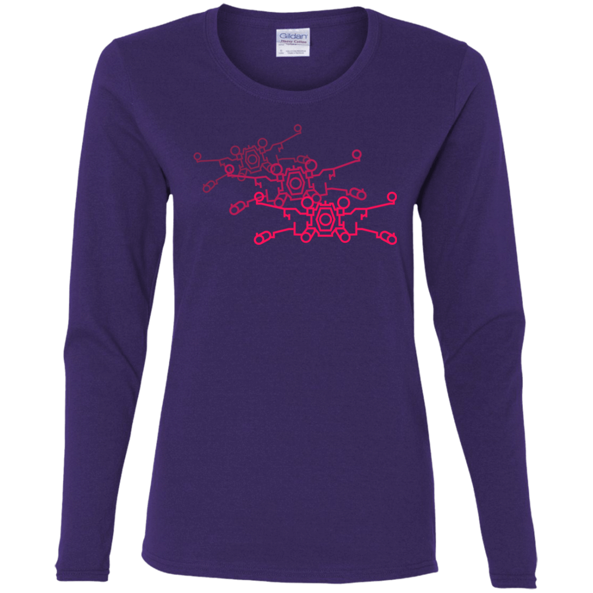 T-Shirts Purple / S Red Five Women's Long Sleeve T-Shirt