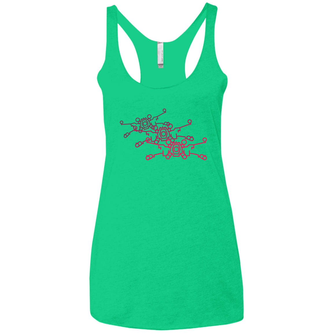 Red Five Women's Triblend Racerback Tank