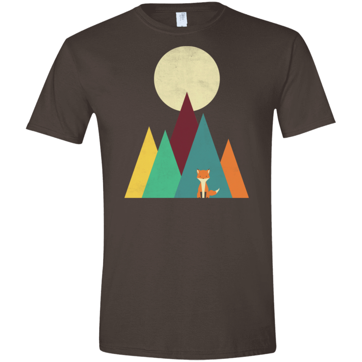 T-Shirts Dark Chocolate / S Red Fox Men's Semi-Fitted Softstyle