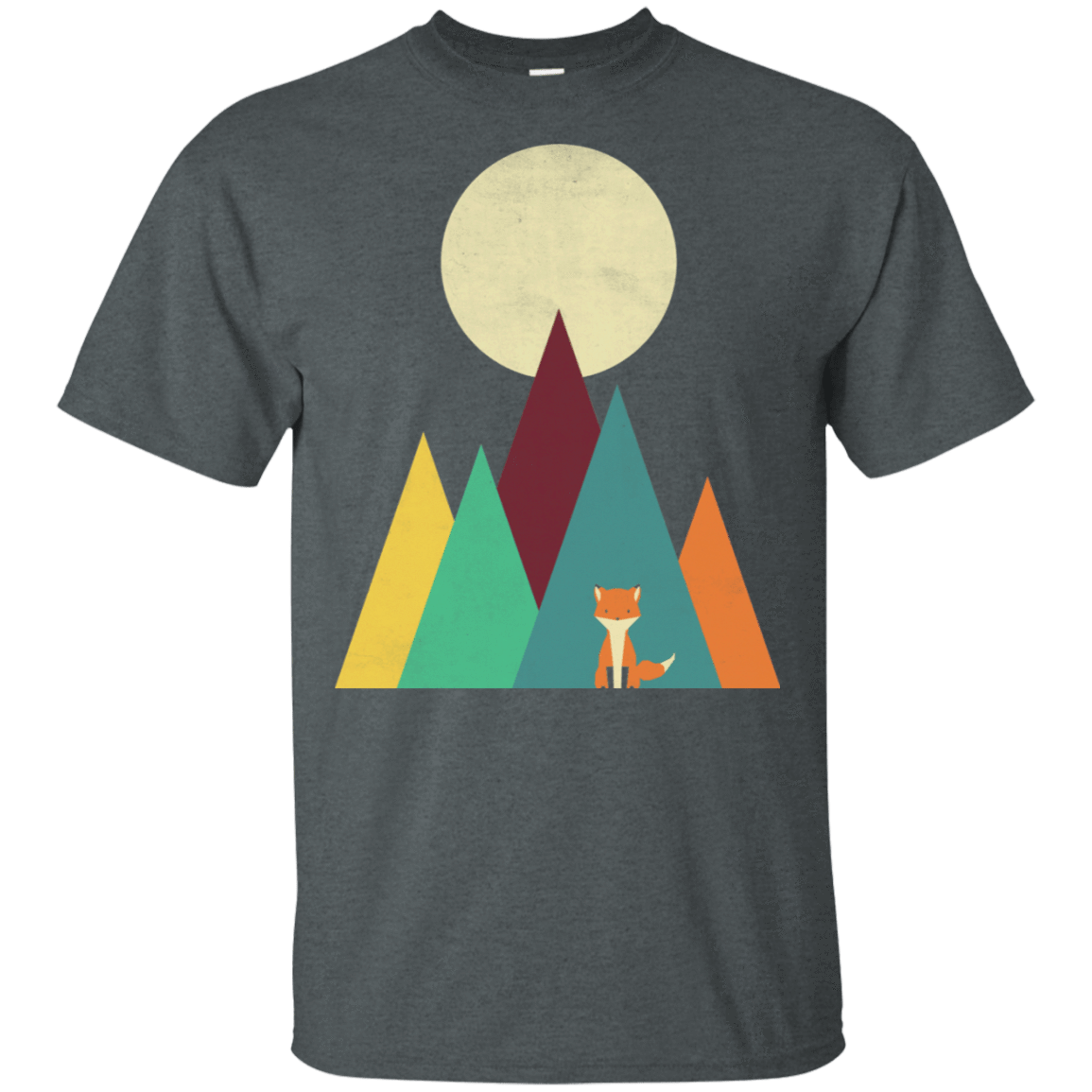 T-Shirts Dark Heather / S Red Fox T-Shirt