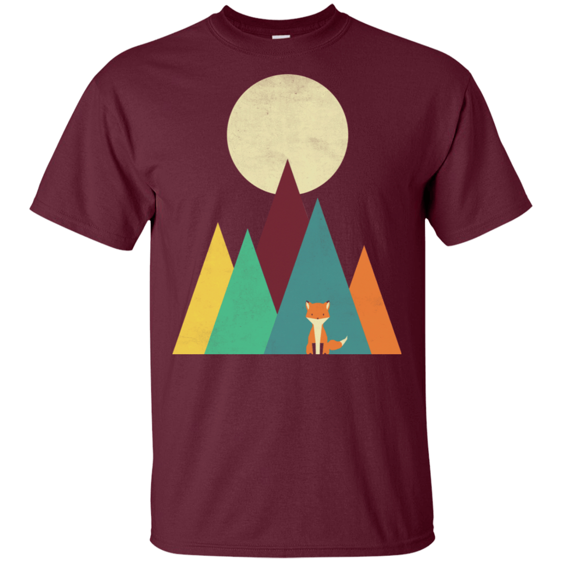 T-Shirts Maroon / S Red Fox T-Shirt