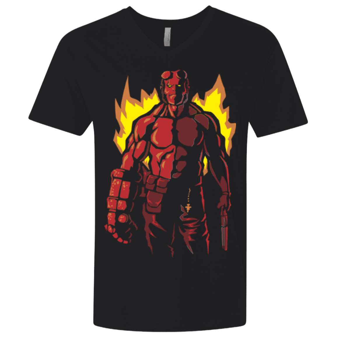 T-Shirts Black / X-Small Red Hero Men's Premium V-Neck