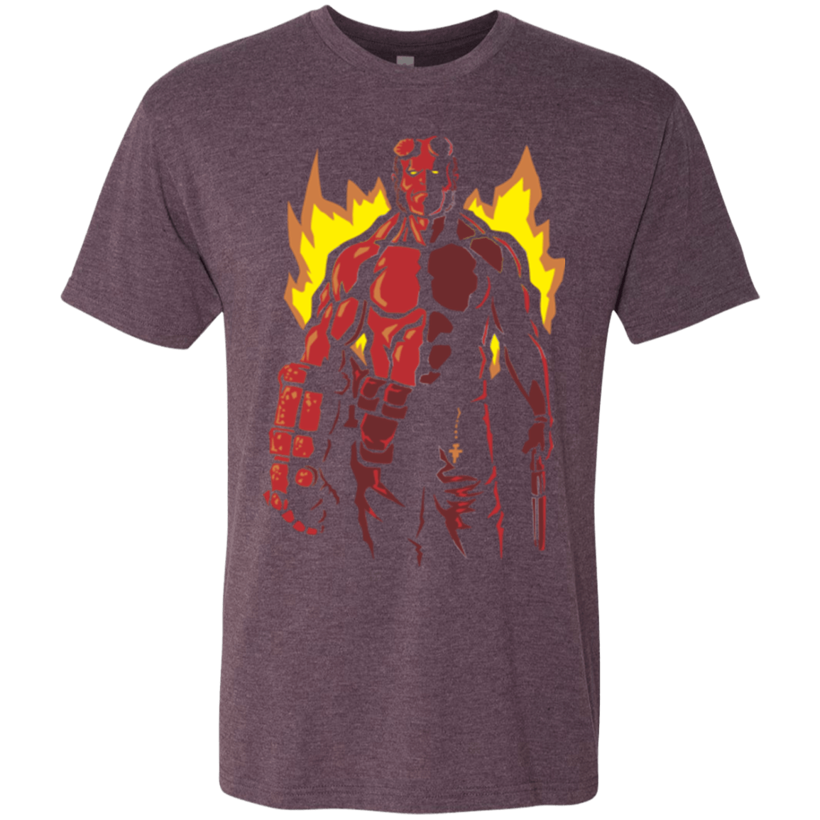 T-Shirts Vintage Purple / Small Red Hero Men's Triblend T-Shirt