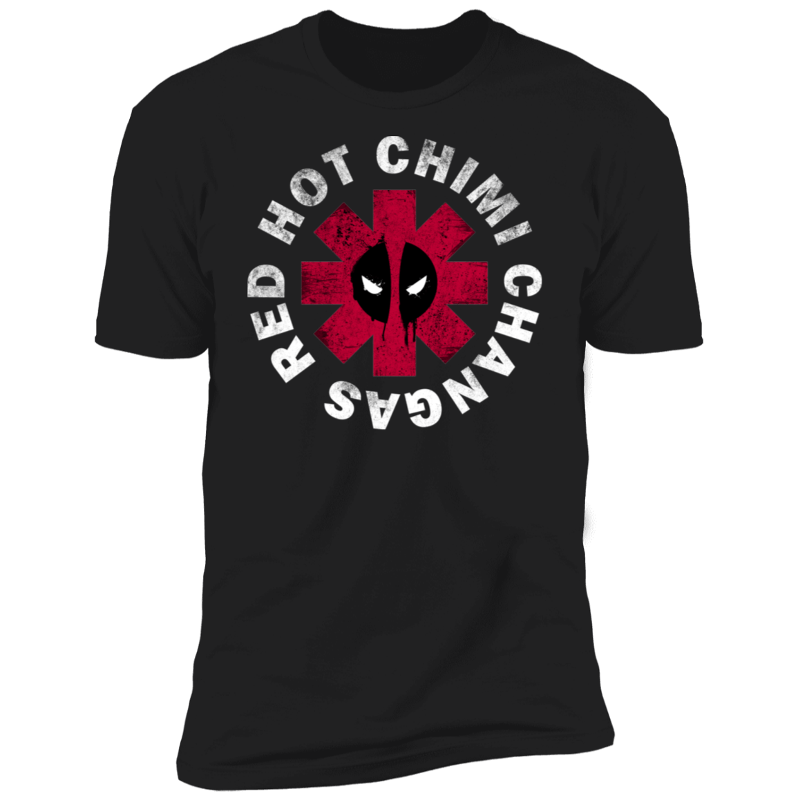T-Shirts Black / X-Small Red Hot Chimi Changas Men's Premium T-Shirt