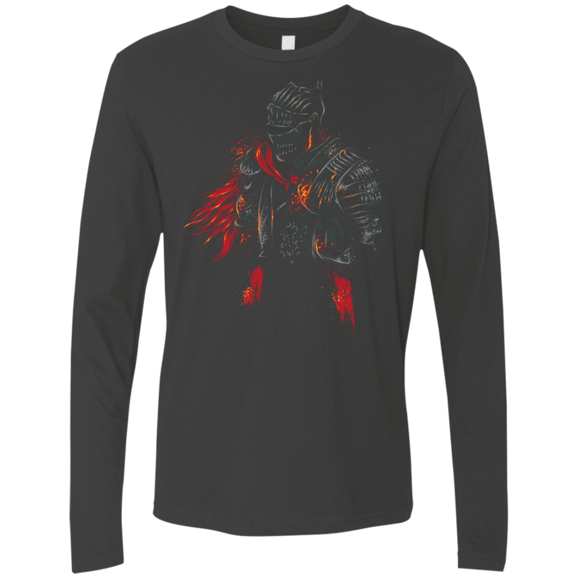 T-Shirts Heavy Metal / Small Red knight Men's Premium Long Sleeve