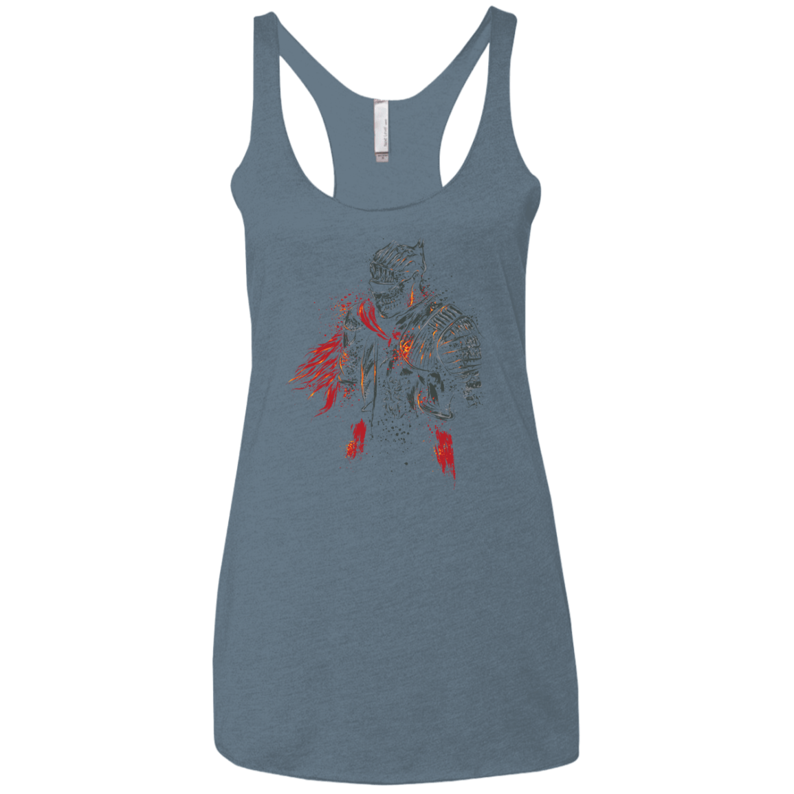 T-Shirts Indigo / X-Small Red knight Women's Triblend Racerback Tank