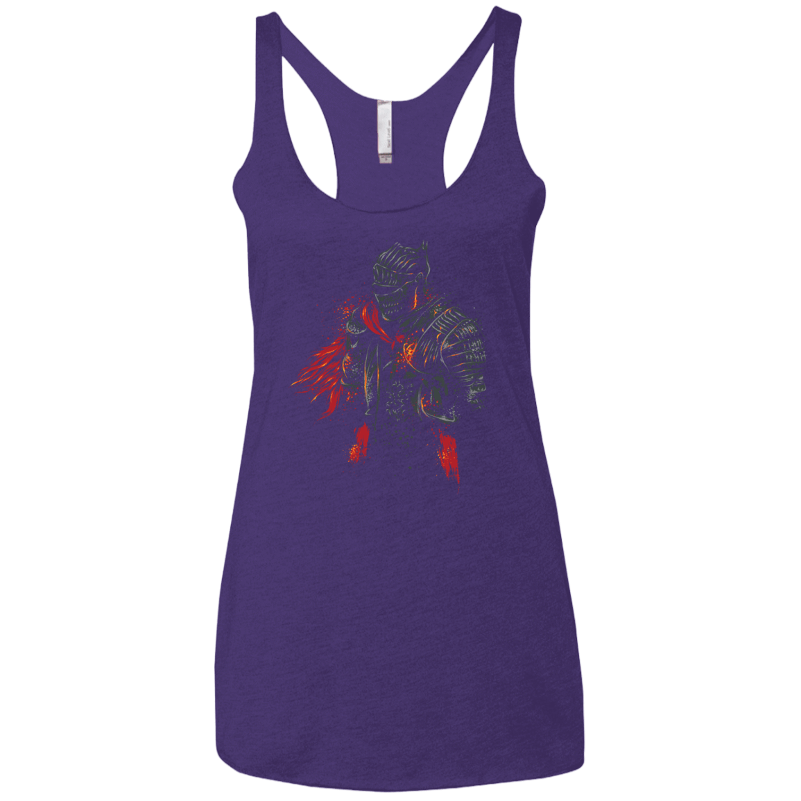 T-Shirts Purple / X-Small Red knight Women's Triblend Racerback Tank