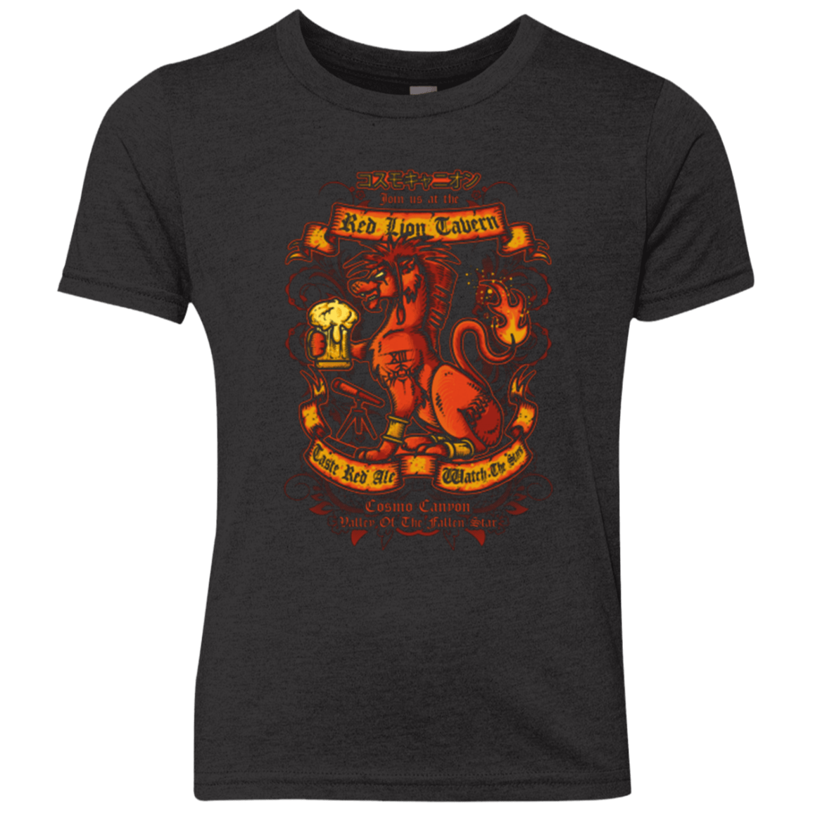 T-Shirts Vintage Black / YXS RED LION TAVERN Youth Triblend T-Shirt