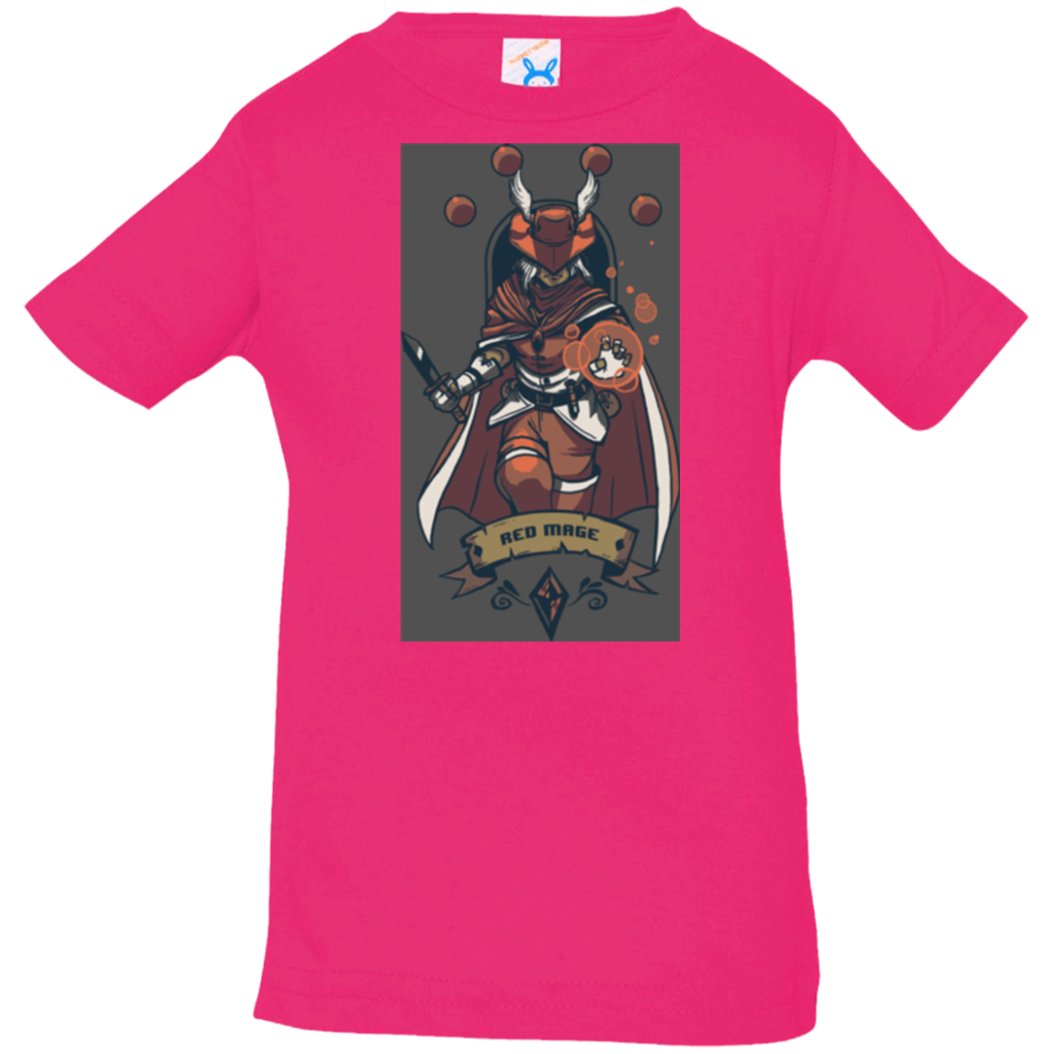 T-Shirts Hot Pink / 6 Months Red Mage Infant Premium T-Shirt