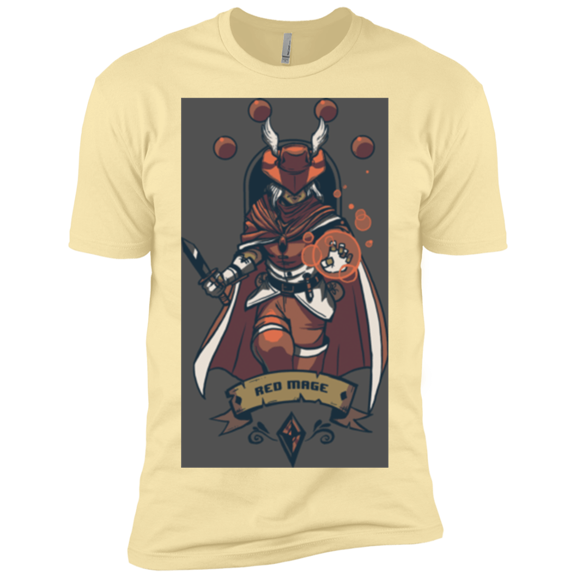 T-Shirts Banana Cream / X-Small Red Mage Men's Premium T-Shirt