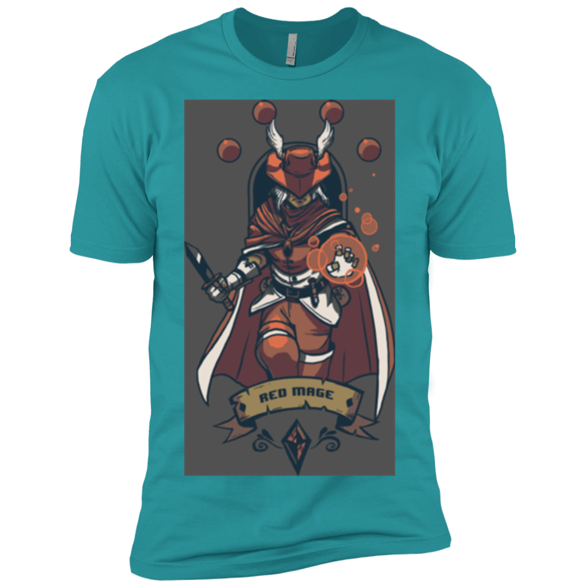 T-Shirts Tahiti Blue / X-Small Red Mage Men's Premium T-Shirt
