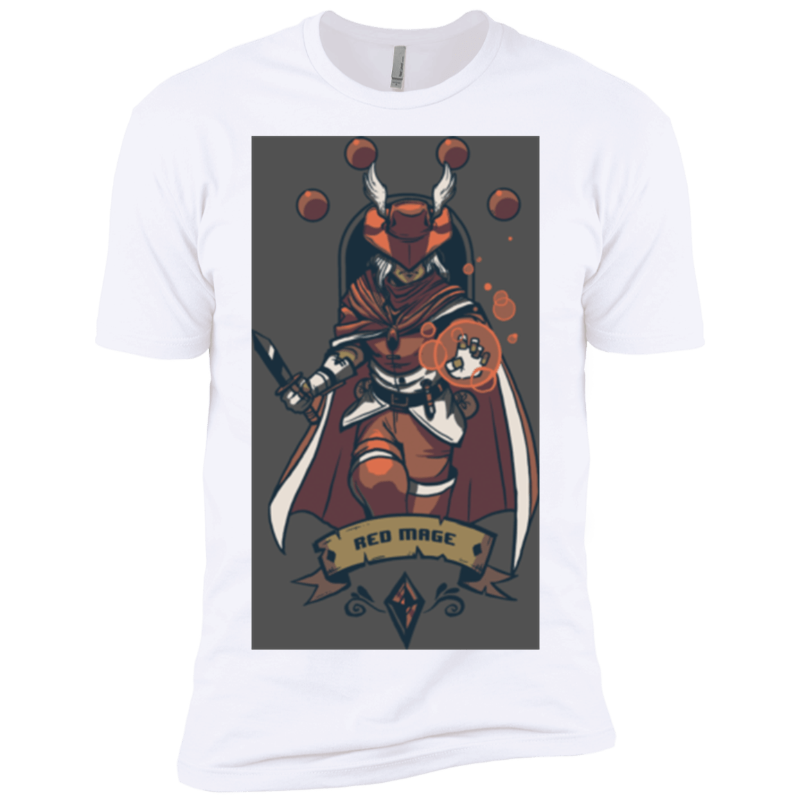 T-Shirts White / X-Small Red Mage Men's Premium T-Shirt
