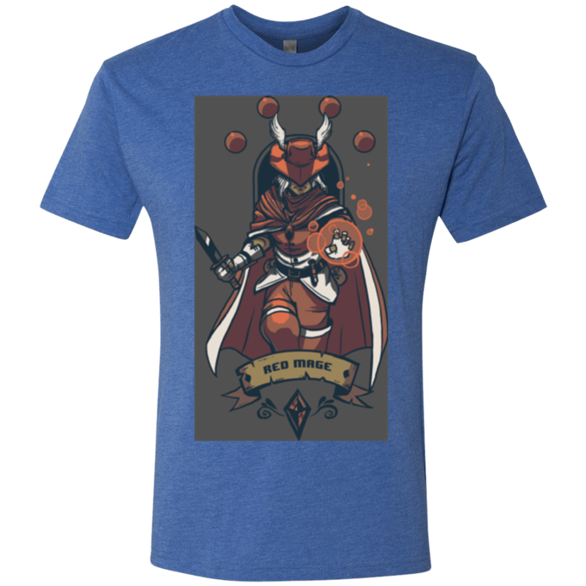T-Shirts Vintage Royal / Small Red Mage Men's Triblend T-Shirt