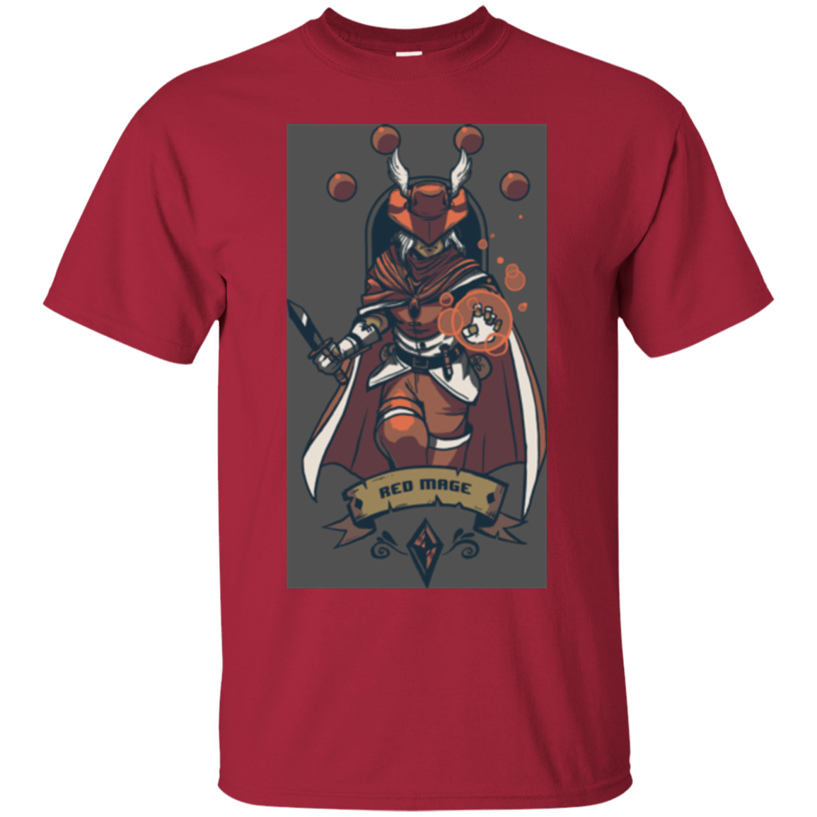 T-Shirts Cardinal / Small Red Mage T-Shirt