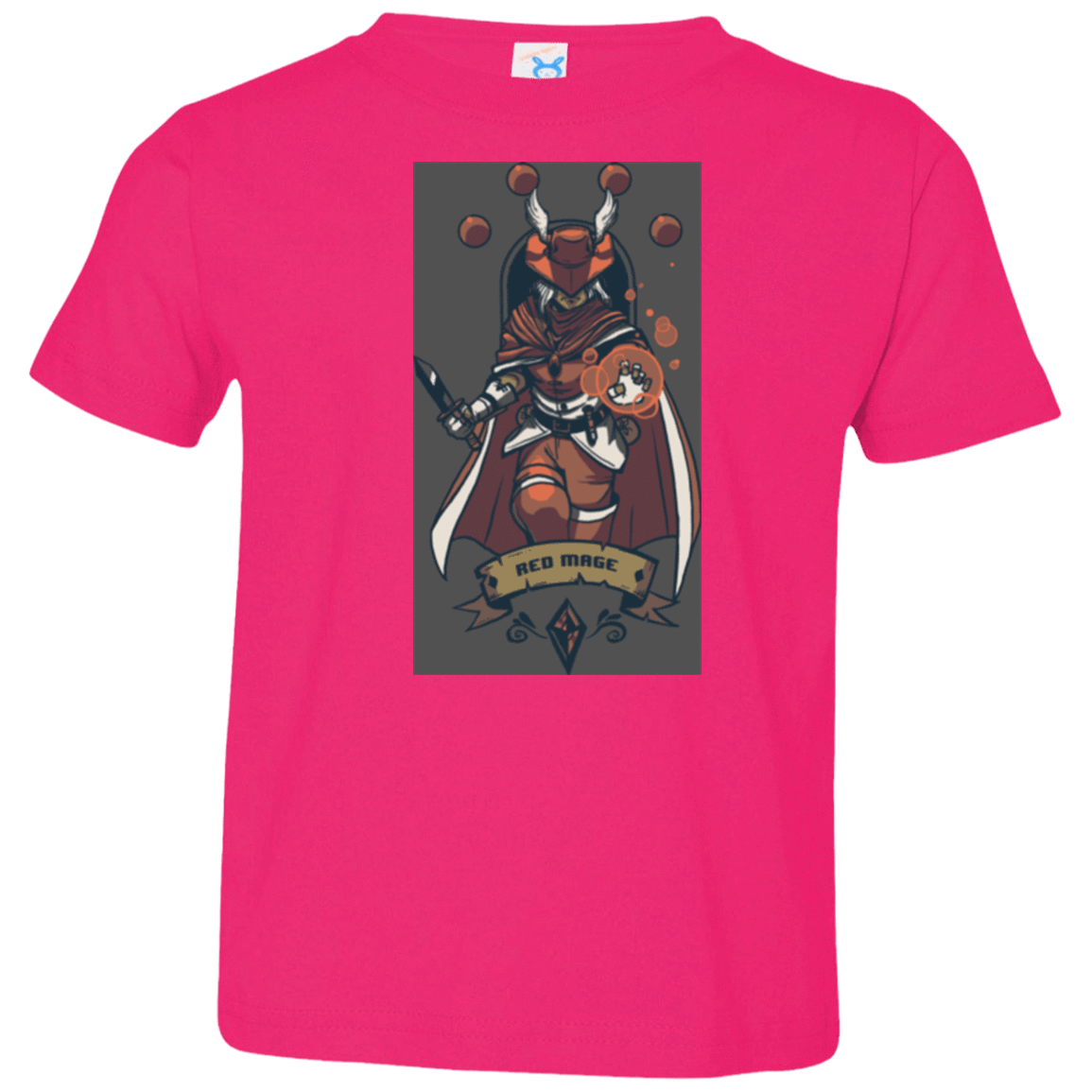 T-Shirts Hot Pink / 2T Red Mage Toddler Premium T-Shirt