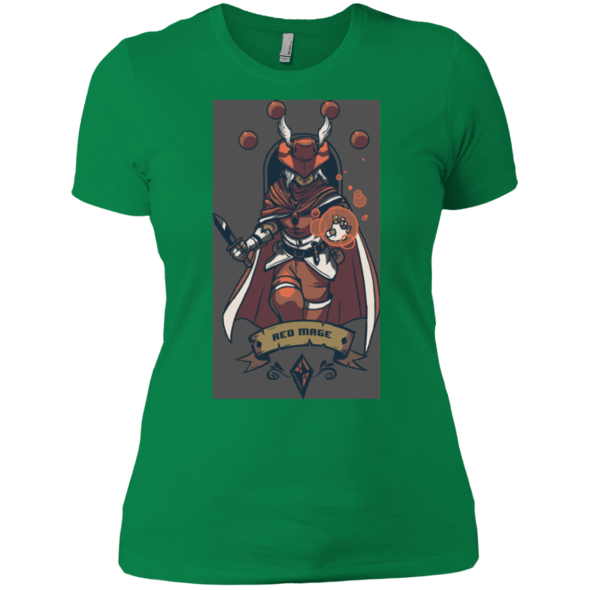 T-Shirts Kelly Green / X-Small Red Mage Women's Premium T-Shirt