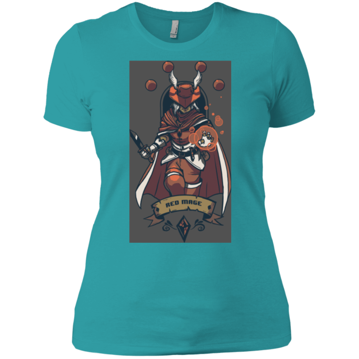 T-Shirts Tahiti Blue / X-Small Red Mage Women's Premium T-Shirt