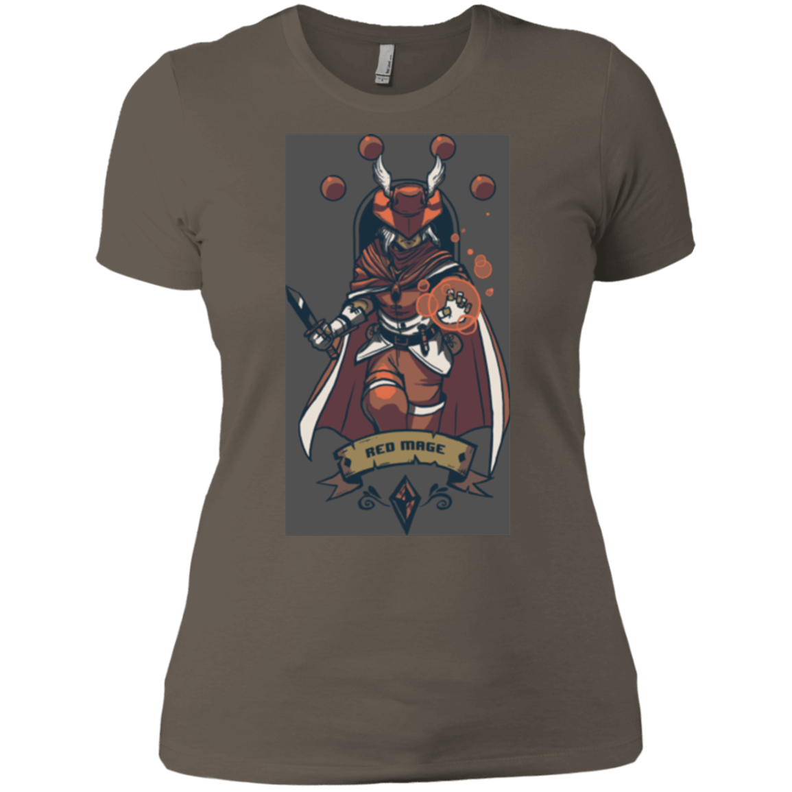 T-Shirts Warm Grey / X-Small Red Mage Women's Premium T-Shirt