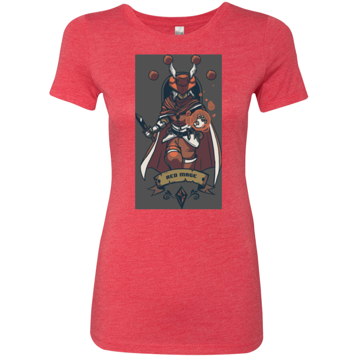 T-Shirts Vintage Red / Small Red Mage Women's Triblend T-Shirt