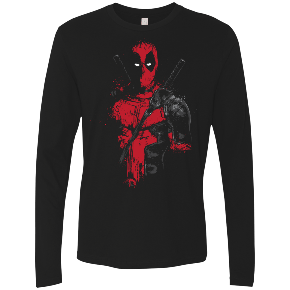Red Mercenary Men's Premium Long Sleeve