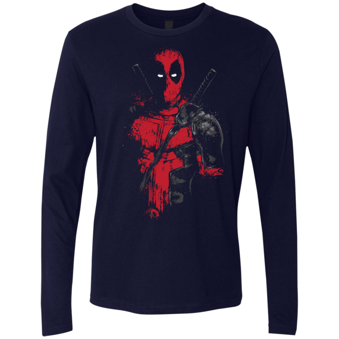 Red Mercenary Men's Premium Long Sleeve