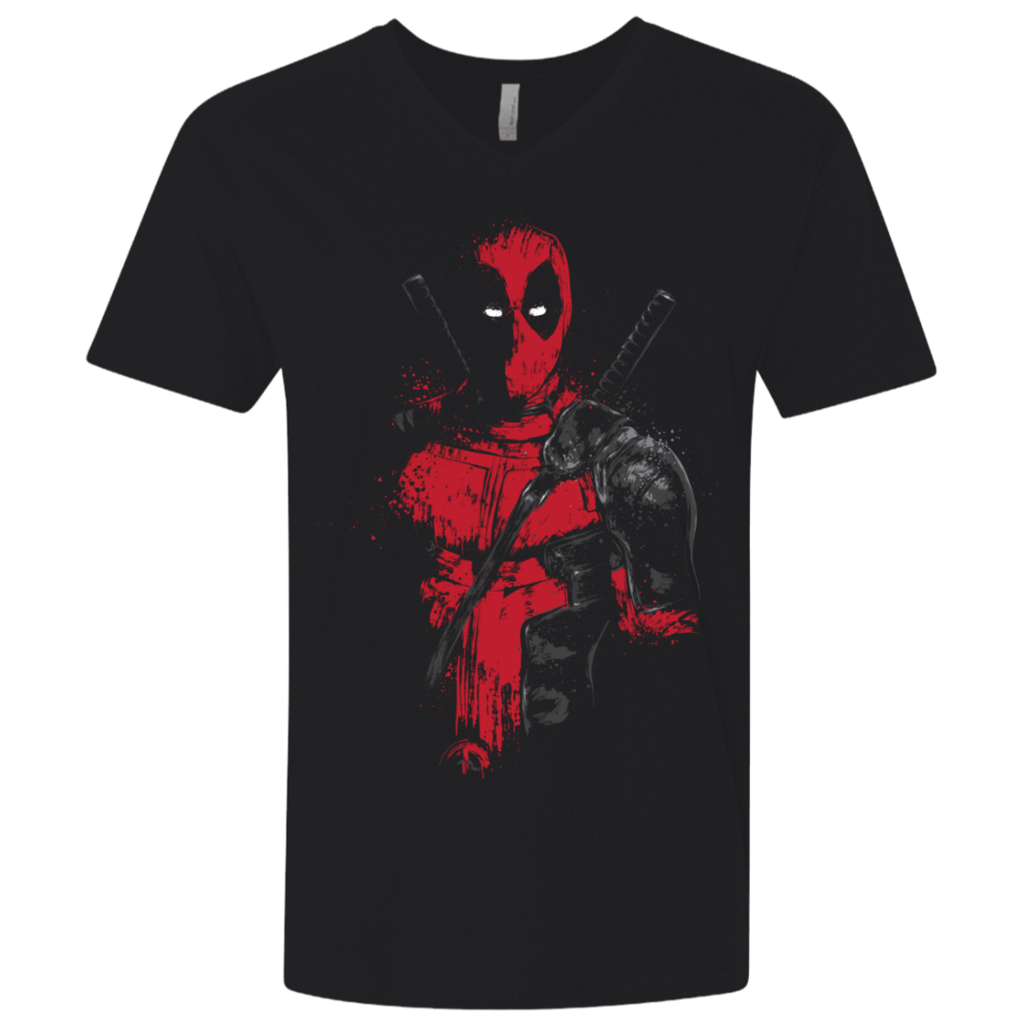 T-Shirts Black / X-Small Red Mercenary Men's Premium V-Neck