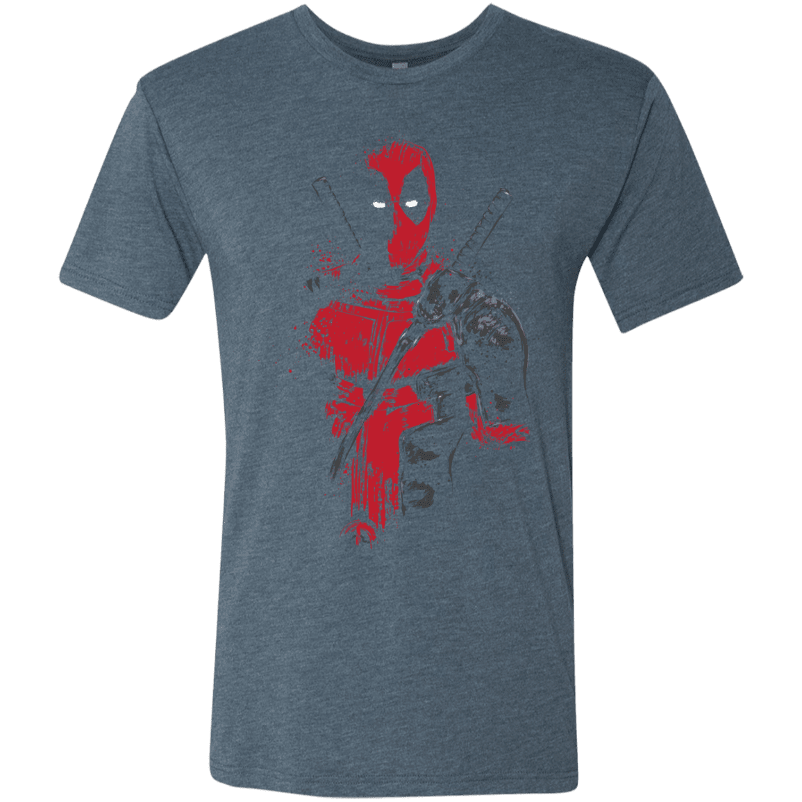 T-Shirts Indigo / S Red Mercenary Men's Triblend T-Shirt