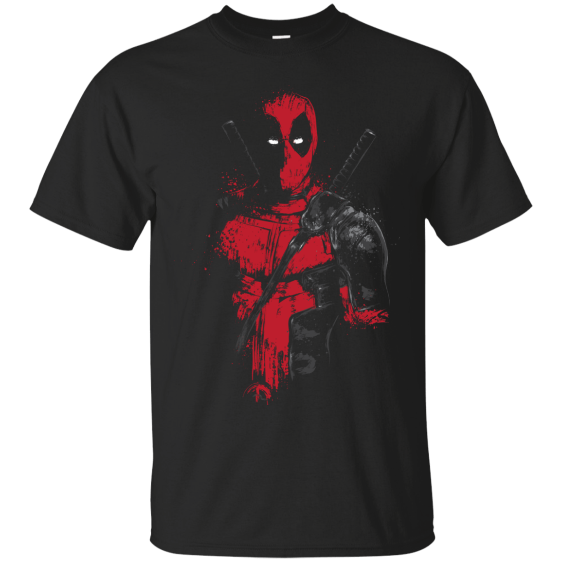 T-Shirts Black / S Red Mercenary T-Shirt