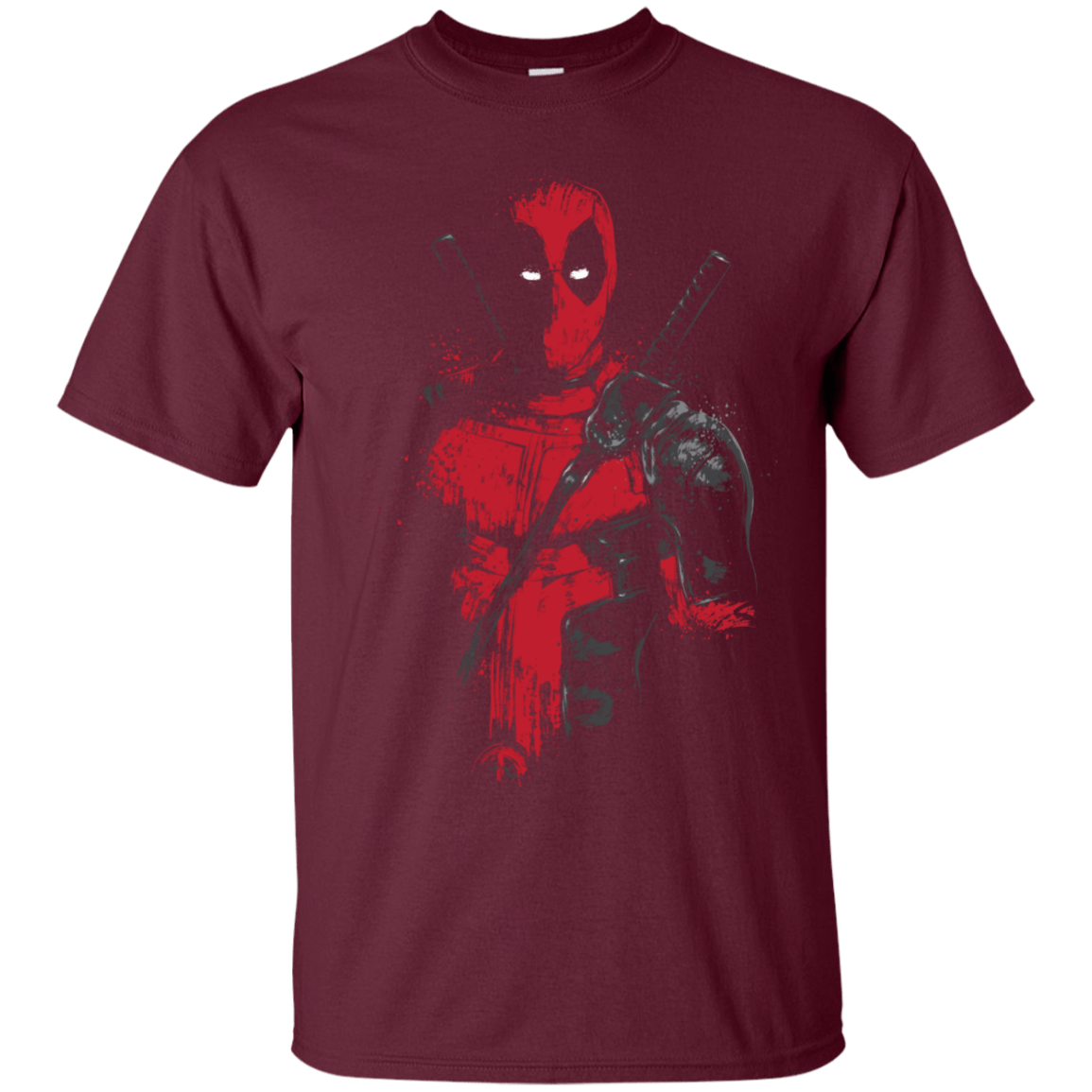T-Shirts Maroon / S Red Mercenary T-Shirt