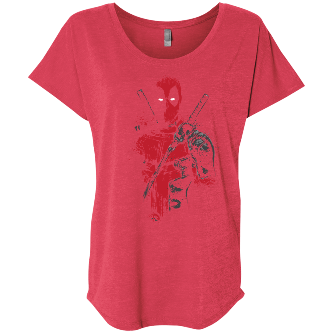 Red Mercenary Triblend Dolman Sleeve