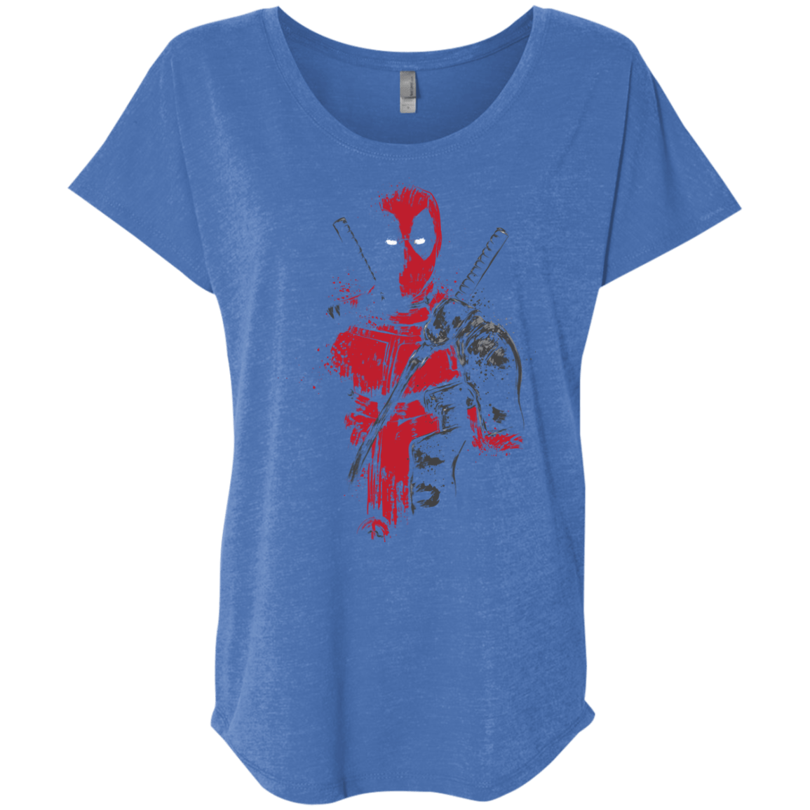 Red Mercenary Triblend Dolman Sleeve