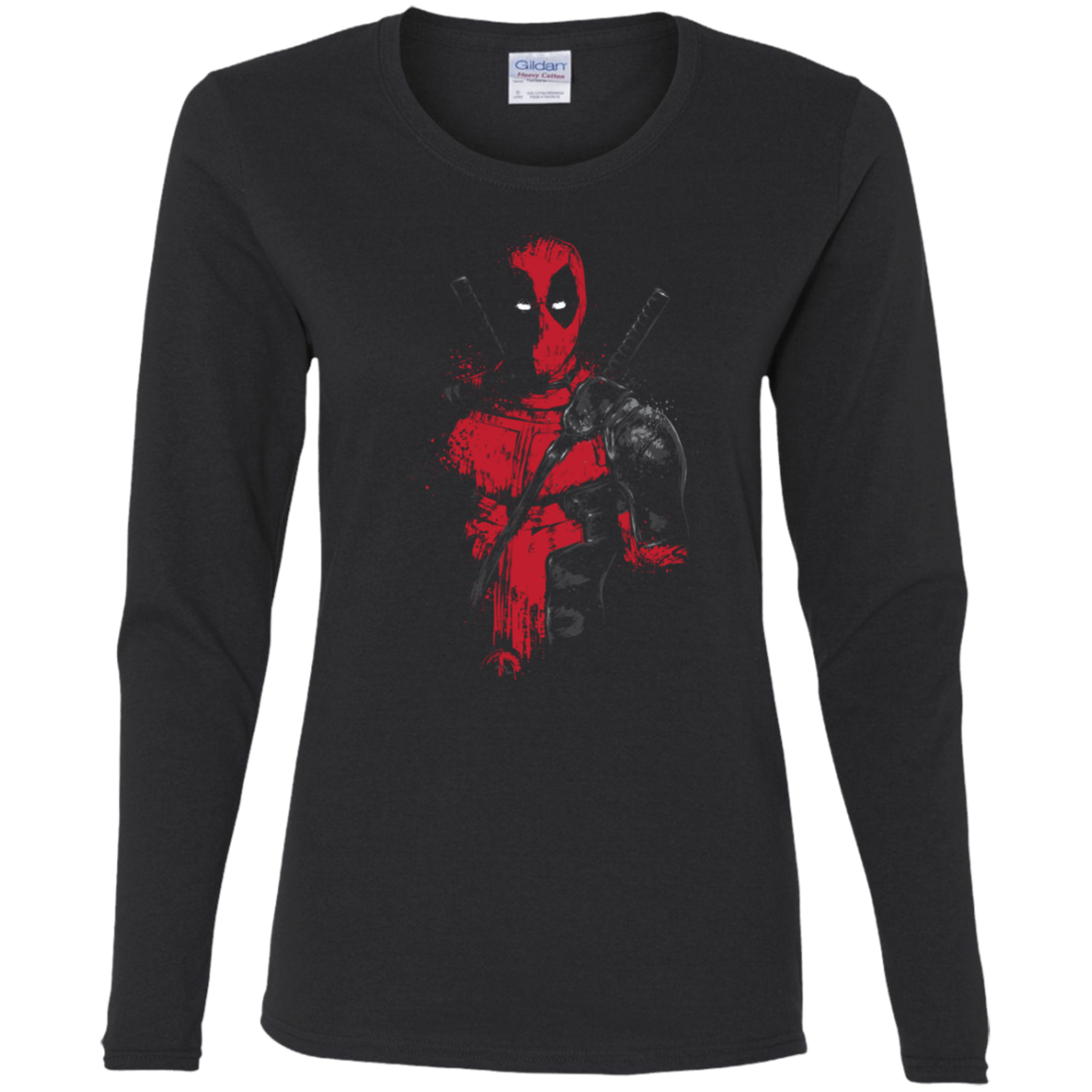 Red Mercenary Women's Long Sleeve T-Shirt