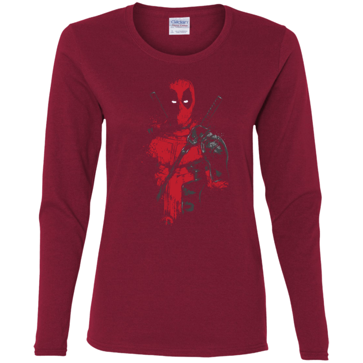 Red Mercenary Women's Long Sleeve T-Shirt