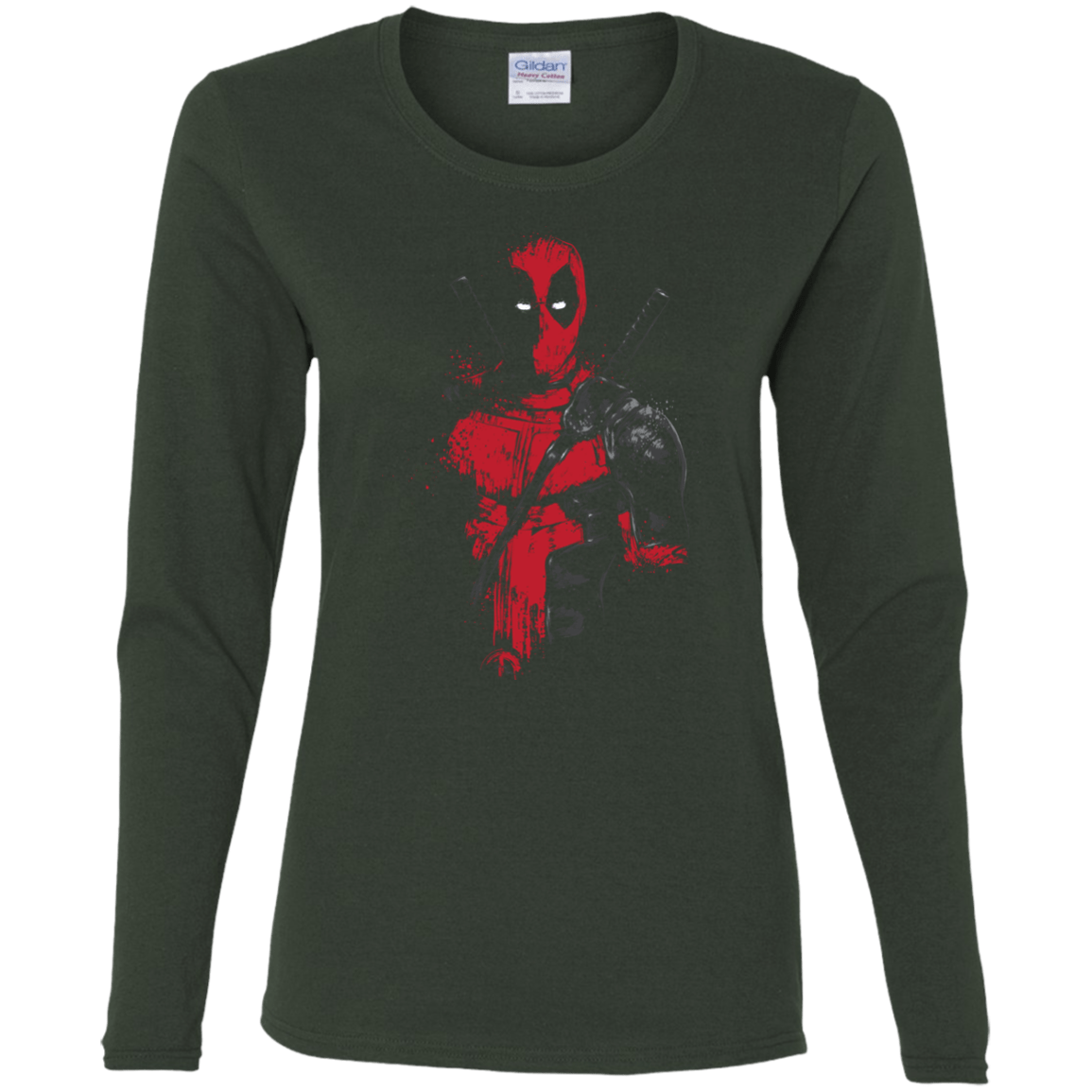 Red Mercenary Women's Long Sleeve T-Shirt