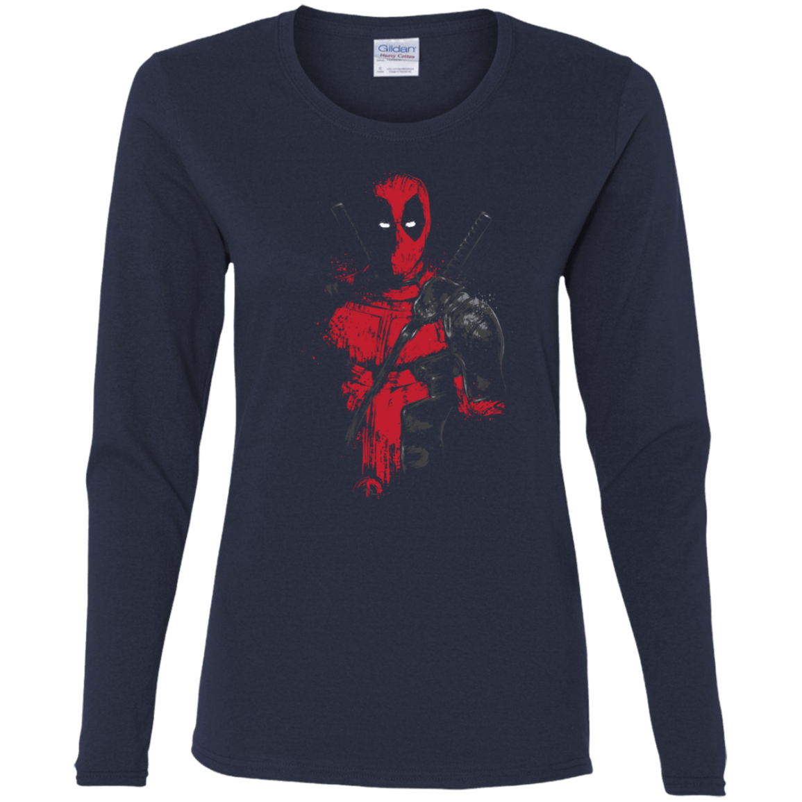 Red Mercenary Women's Long Sleeve T-Shirt