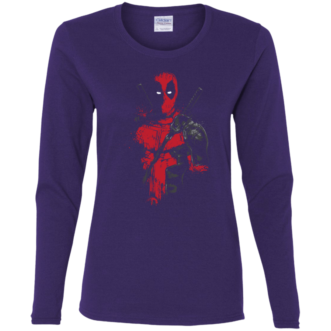 Red Mercenary Women's Long Sleeve T-Shirt