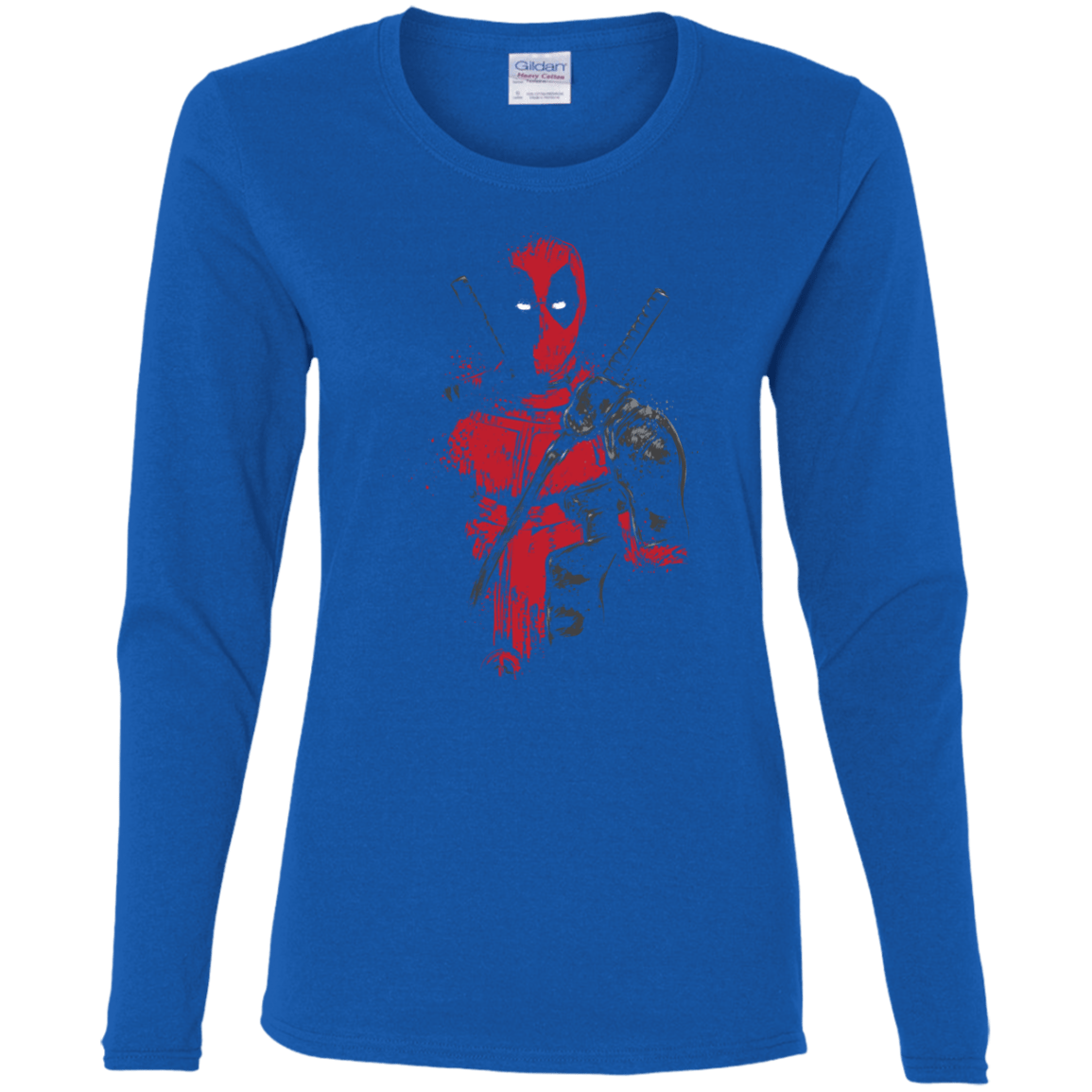 Red Mercenary Women's Long Sleeve T-Shirt