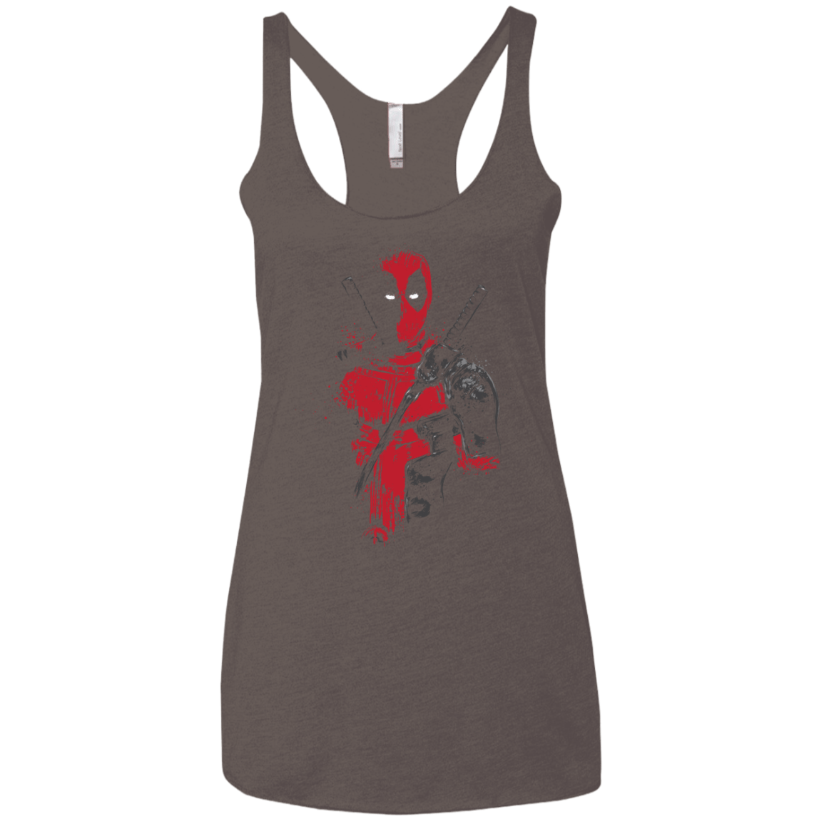 Red Mercenary Women's Triblend Racerback Tank