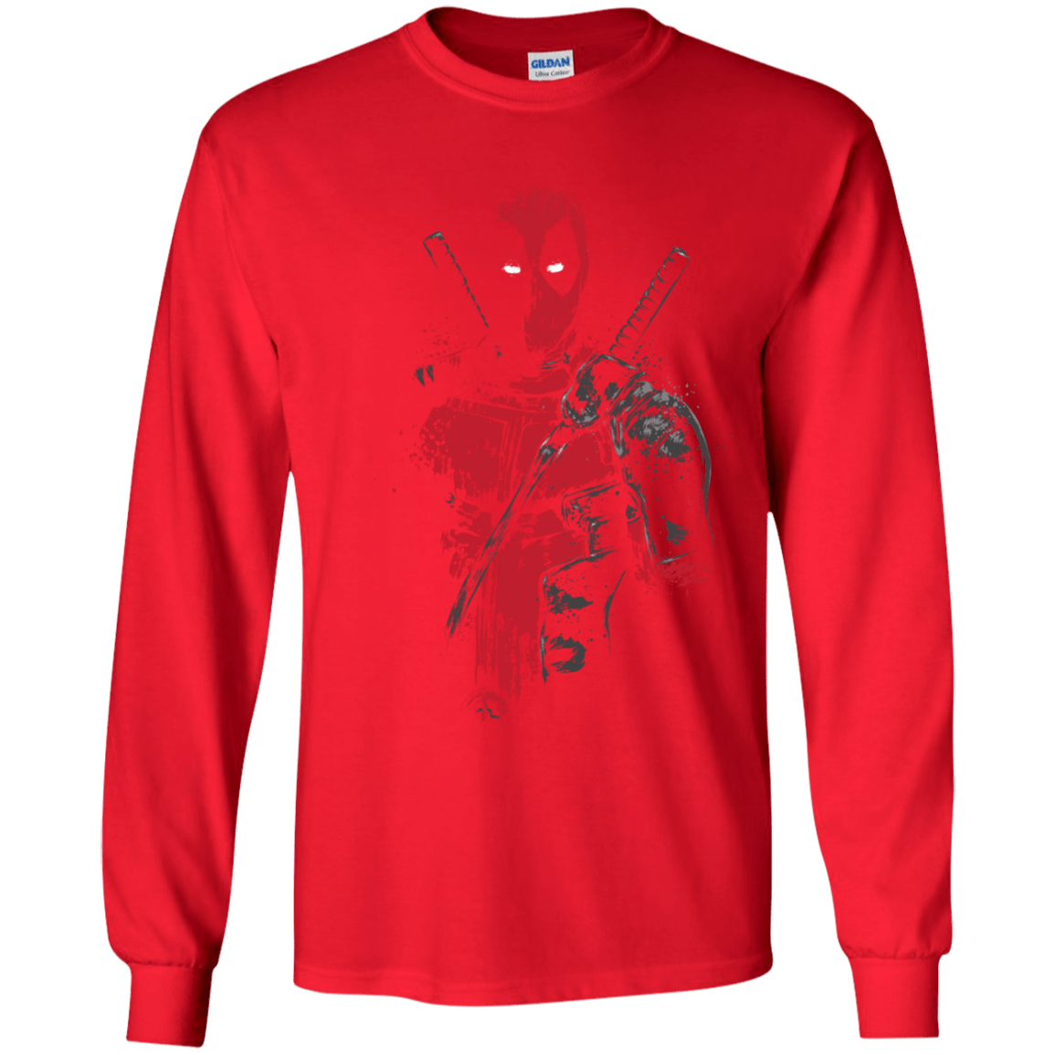 Red Mercenary Youth Long Sleeve T-Shirt