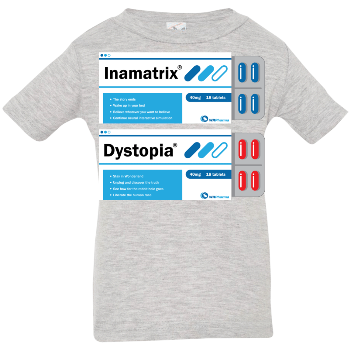 T-Shirts Heather / 6 Months Red or Blue Infant Premium T-Shirt