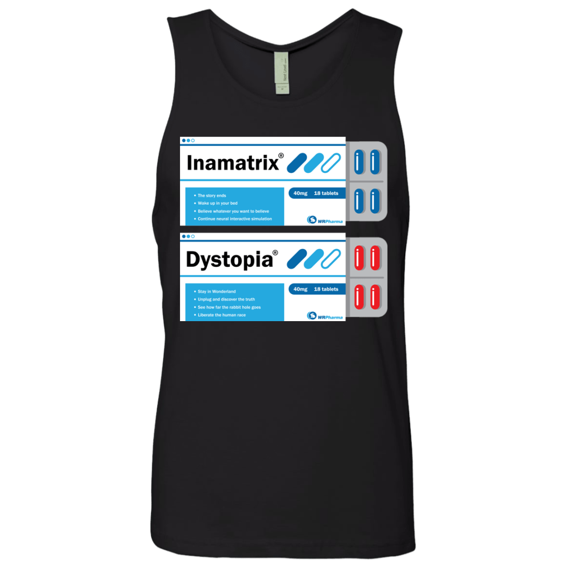 T-Shirts Black / Small Red or Blue Men's Premium Tank Top