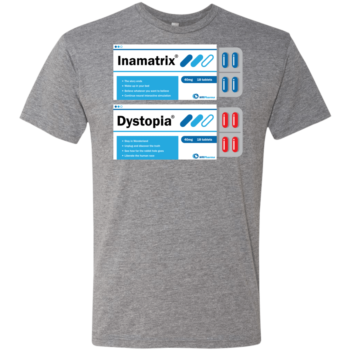 T-Shirts Premium Heather / Small Red or Blue Men's Triblend T-Shirt