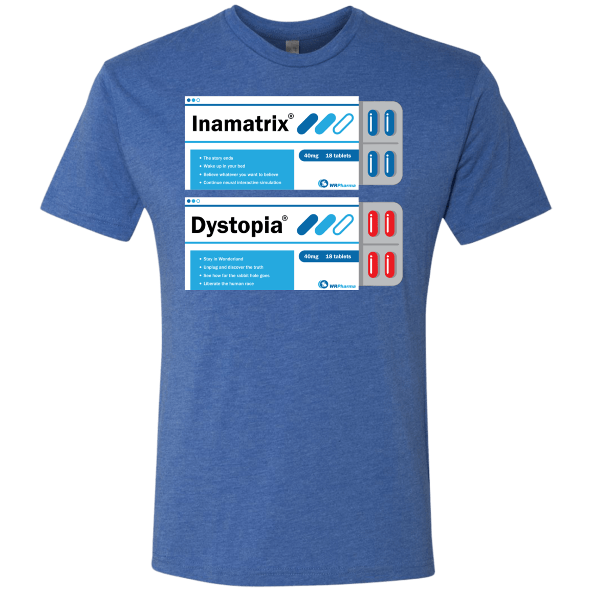 T-Shirts Vintage Royal / Small Red or Blue Men's Triblend T-Shirt