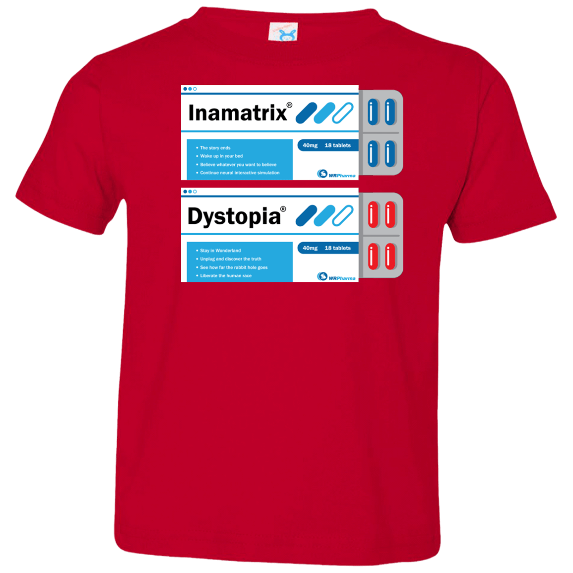 T-Shirts Red / 2T Red or Blue Toddler Premium T-Shirt