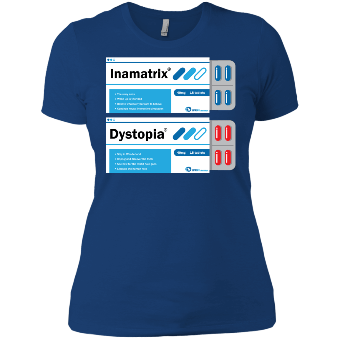 T-Shirts Royal / X-Small Red or Blue Women's Premium T-Shirt