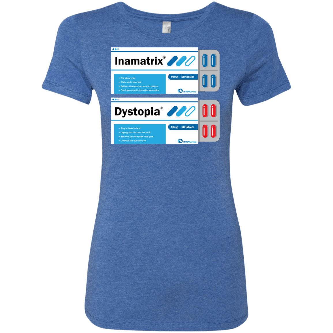 T-Shirts Vintage Royal / Small Red or Blue Women's Triblend T-Shirt