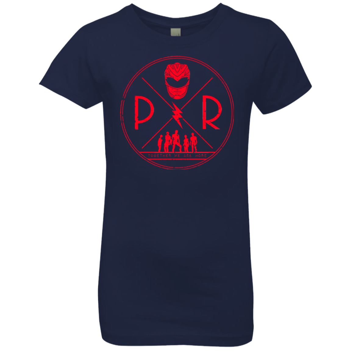 T-Shirts Midnight Navy / YXS Red Power Girls Premium T-Shirt
