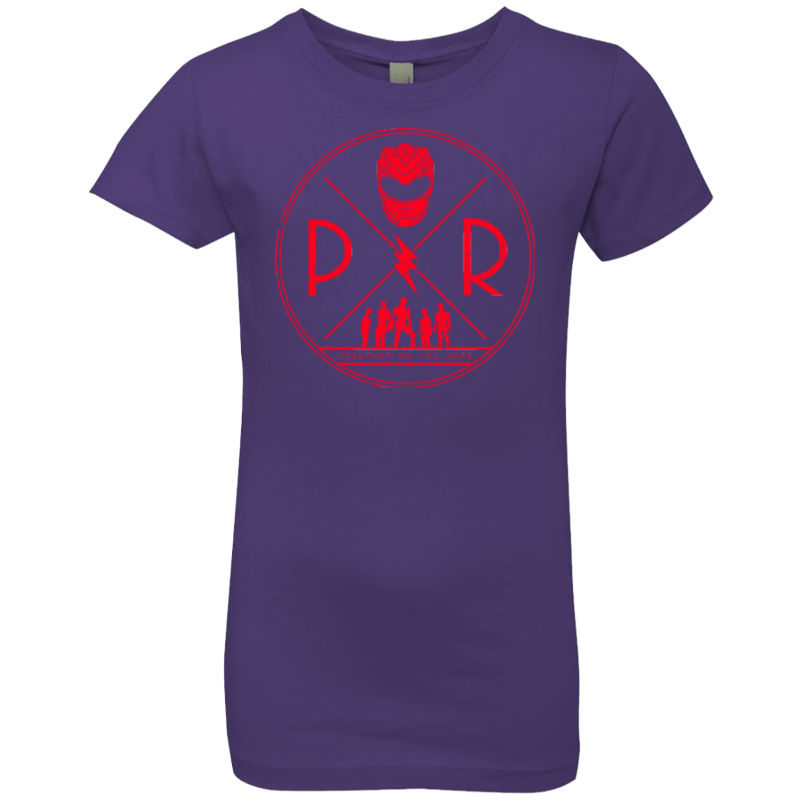 T-Shirts Purple Rush / YXS Red Power Girls Premium T-Shirt